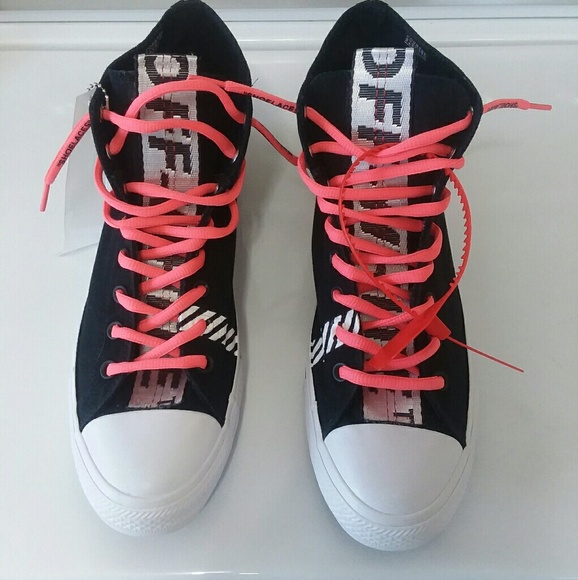 Mens Custom Off White Theme Converse Chuck Taylor - Picture 6 of 7